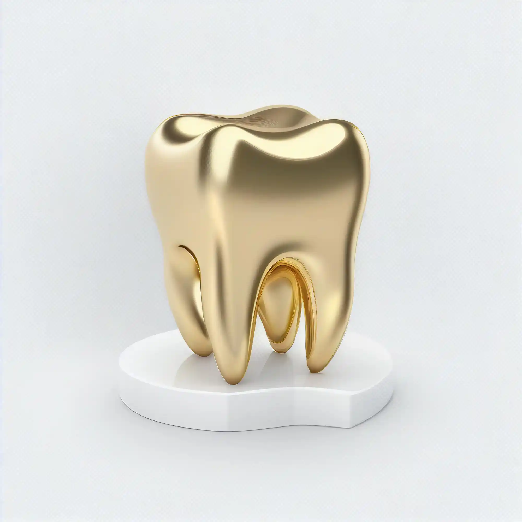 روکش دندان طلا سفید